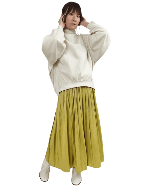 葵SOLDOUTアクセントにイエローでゆったりコーデ【F/F】