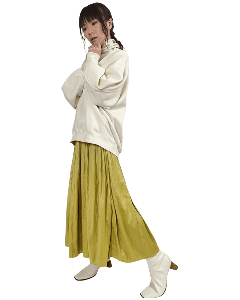 葵SOLDOUTアクセントにイエローでゆったりコーデ【F/F】