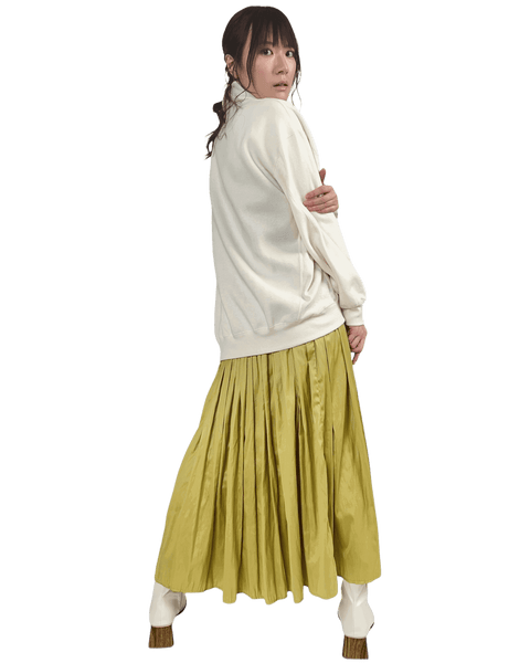 葵SOLDOUTアクセントにイエローでゆったりコーデ【F/F】