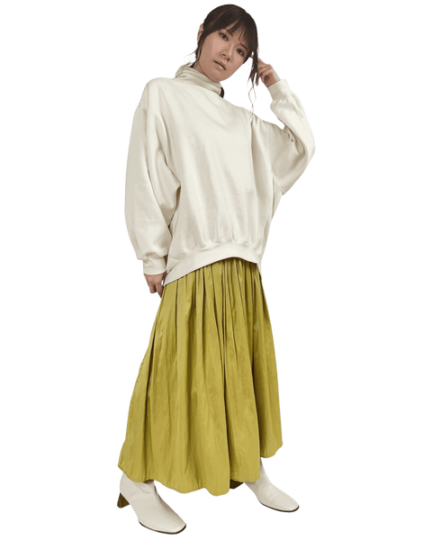 葵SOLDOUTアクセントにイエローでゆったりコーデ【F/F】