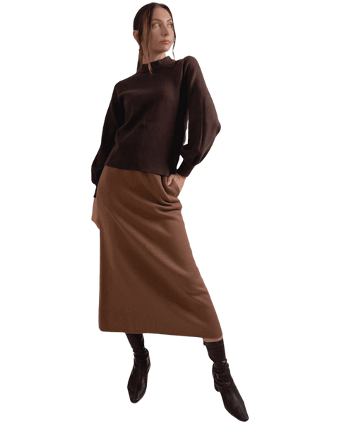 ブラウンシンプルコーデ【M/S】