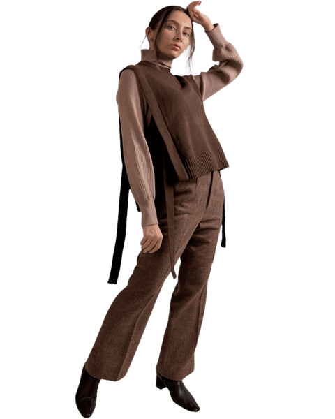 葵SOLDOUTワントーンブラウンコーデ【F/M36】