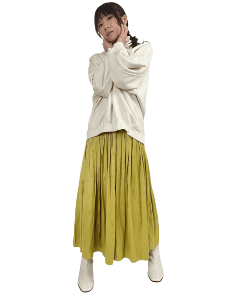 葵SOLDOUTアクセントにイエローでゆったりコーデ【F/F】