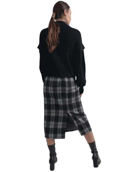 チェック×フリル モノトーンでシックさを【F/M】